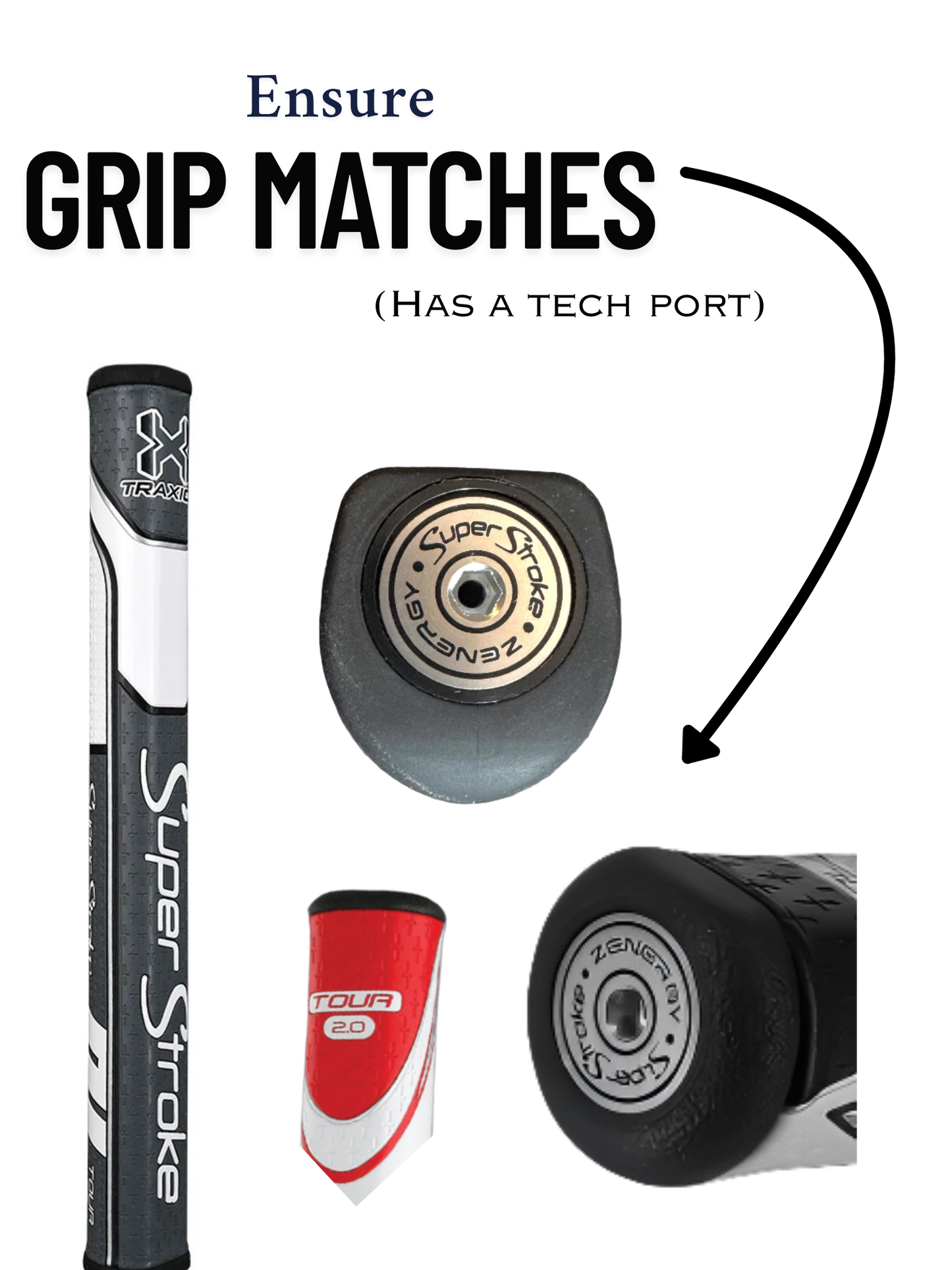 Super Stroke: Tour 2.0 Traxion - BogeyPutt