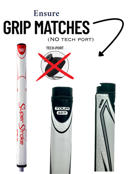 Super Stroke: Tour 3.0 / Rubber Insert- BogeyPutt